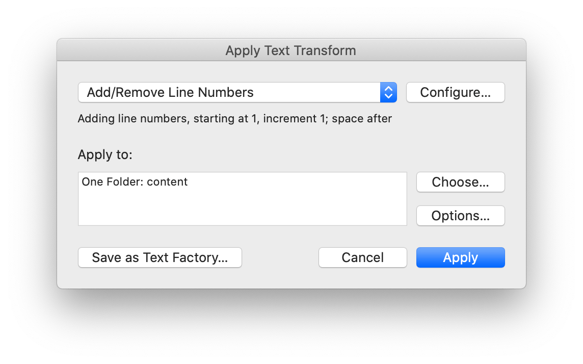 Apply Text Transform 演示